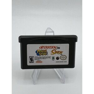Operation Mouse Trap Simon Nintendo GameBoy Advance GBA (Cart Only) tested